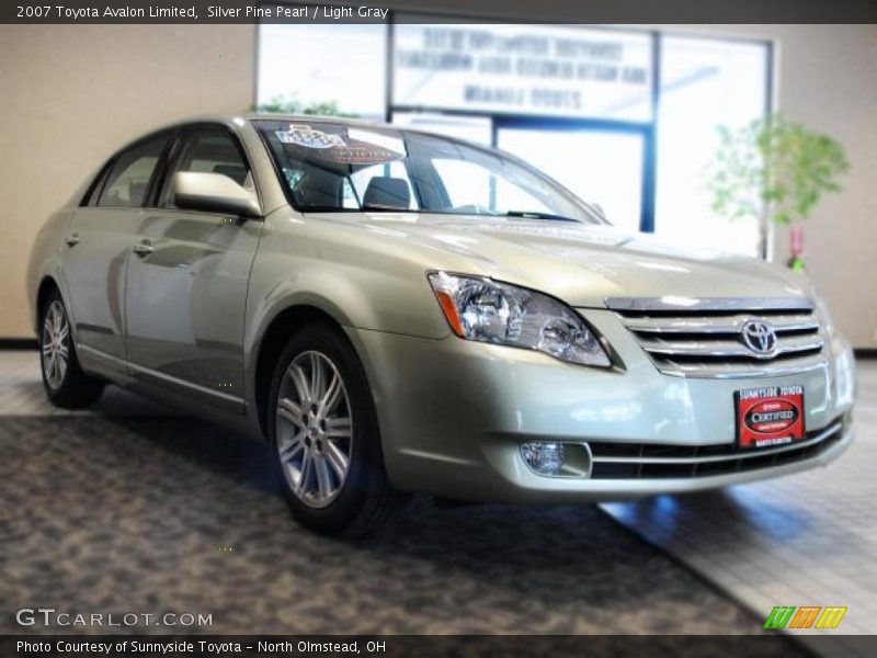 Silver Pine Pearl / Light Gray 2007 Toyota Avalon Limited
