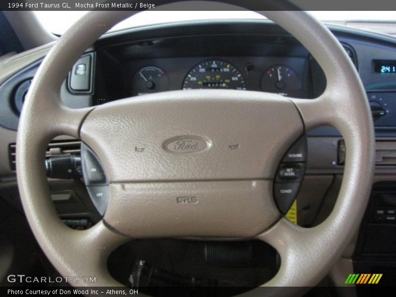Mocha Frost Metallic / Beige 1994 Ford Taurus GL
