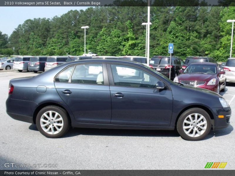 Black / Cornsilk Beige 2010 Volkswagen Jetta SE Sedan
