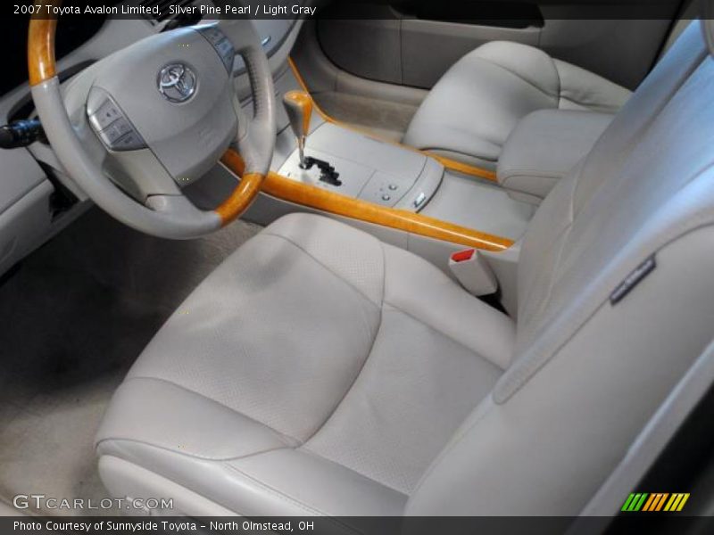 Silver Pine Pearl / Light Gray 2007 Toyota Avalon Limited