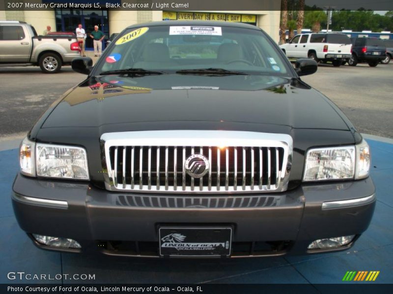 Black Clearcoat / Light Camel 2007 Mercury Grand Marquis LS