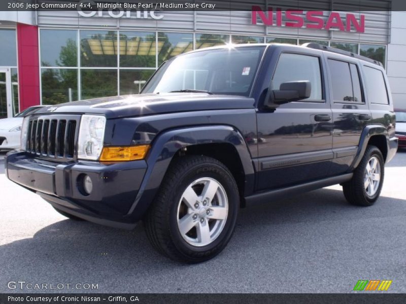 Midnight Blue Pearl / Medium Slate Gray 2006 Jeep Commander 4x4