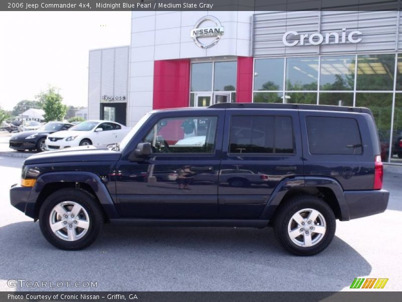 Midnight Blue Pearl / Medium Slate Gray 2006 Jeep Commander 4x4