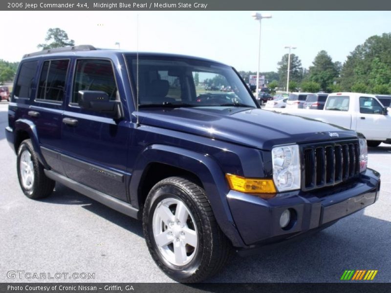 Midnight Blue Pearl / Medium Slate Gray 2006 Jeep Commander 4x4