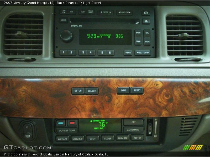 Controls of 2007 Grand Marquis LS