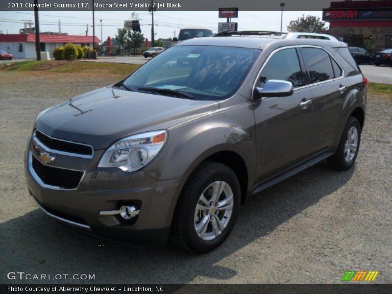 Mocha Steel Metallic / Jet Black 2011 Chevrolet Equinox LTZ