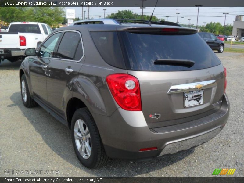 Mocha Steel Metallic / Jet Black 2011 Chevrolet Equinox LTZ