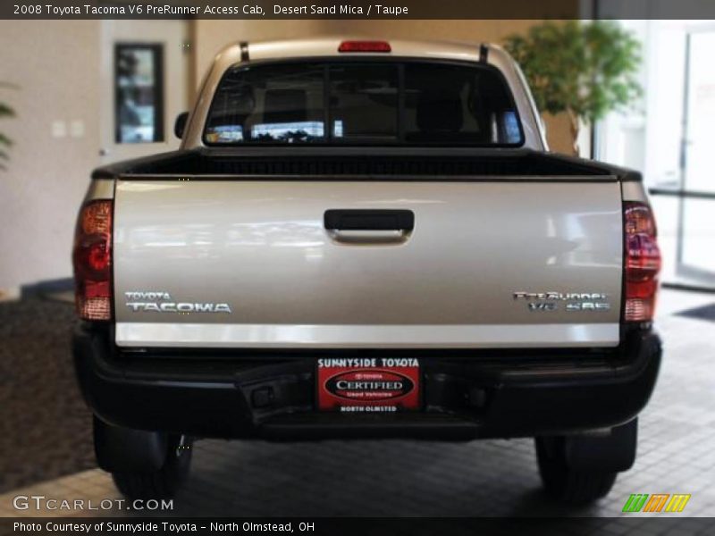 Desert Sand Mica / Taupe 2008 Toyota Tacoma V6 PreRunner Access Cab