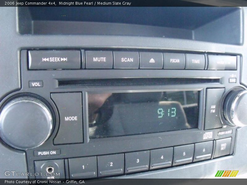 Midnight Blue Pearl / Medium Slate Gray 2006 Jeep Commander 4x4