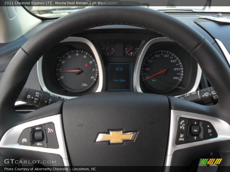 Mocha Steel Metallic / Jet Black 2011 Chevrolet Equinox LTZ
