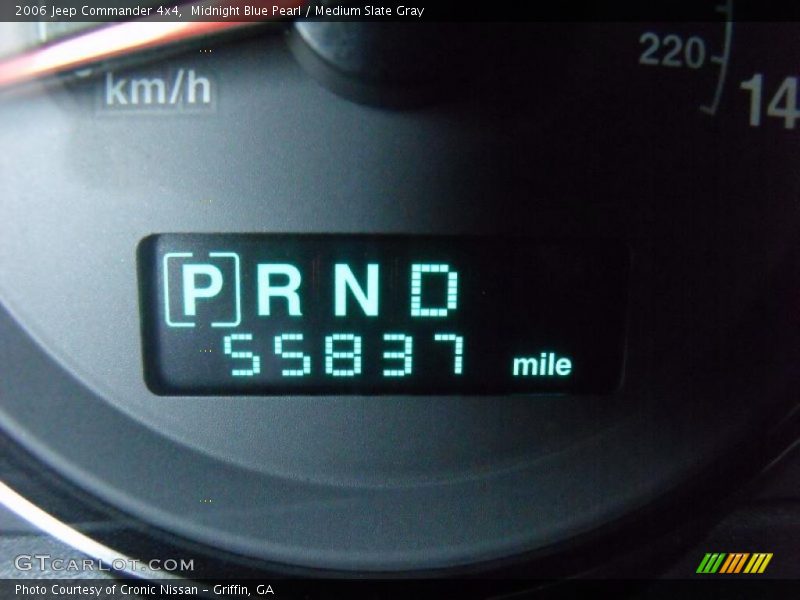 Midnight Blue Pearl / Medium Slate Gray 2006 Jeep Commander 4x4