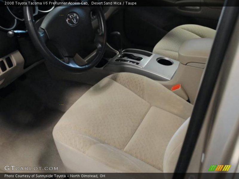 Desert Sand Mica / Taupe 2008 Toyota Tacoma V6 PreRunner Access Cab