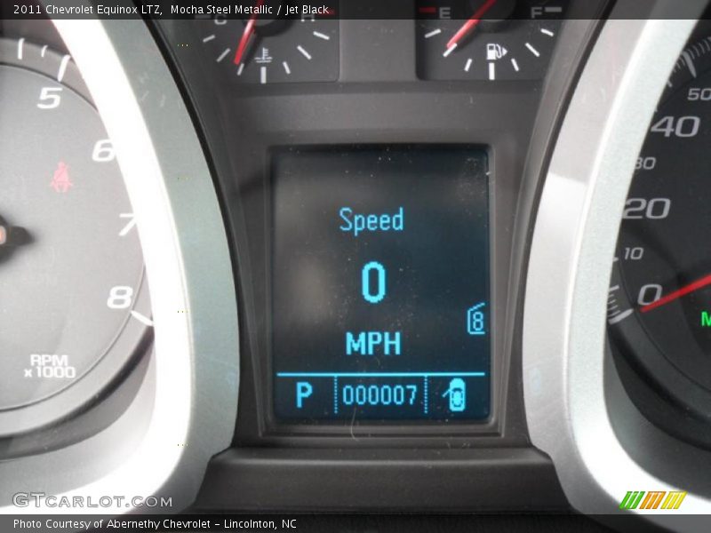 Mocha Steel Metallic / Jet Black 2011 Chevrolet Equinox LTZ