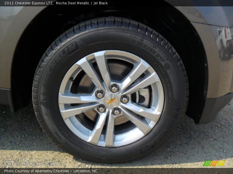 Mocha Steel Metallic / Jet Black 2011 Chevrolet Equinox LTZ