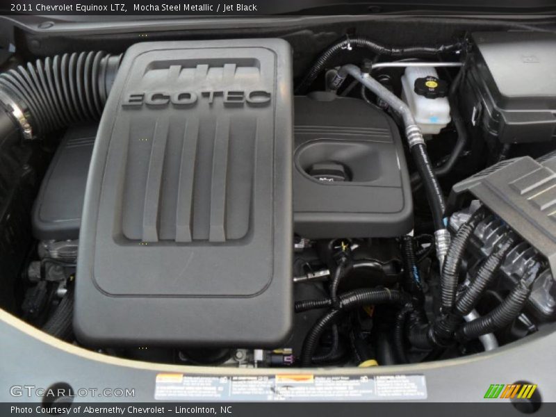 Mocha Steel Metallic / Jet Black 2011 Chevrolet Equinox LTZ
