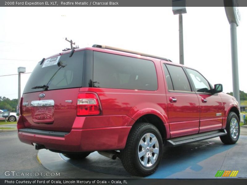 Redfire Metallic / Charcoal Black 2008 Ford Expedition EL XLT