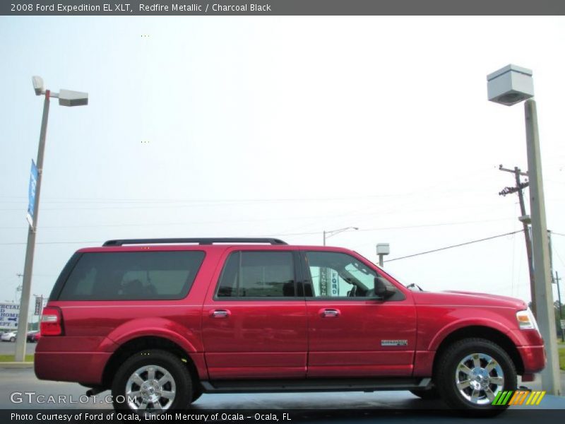 Redfire Metallic / Charcoal Black 2008 Ford Expedition EL XLT
