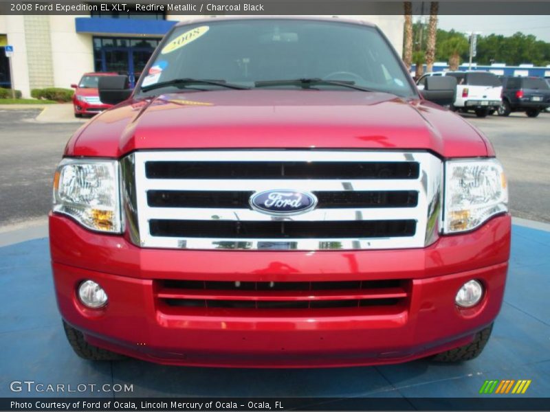 Redfire Metallic / Charcoal Black 2008 Ford Expedition EL XLT