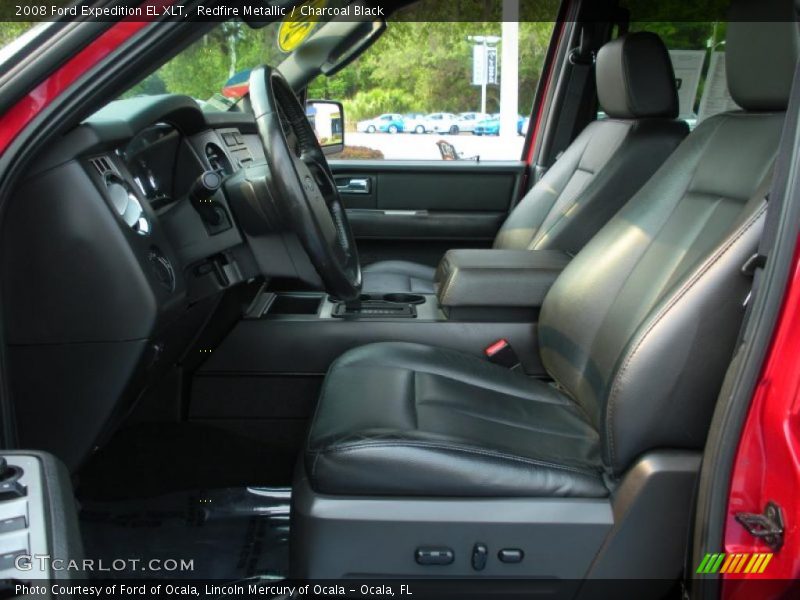  2008 Expedition EL XLT Charcoal Black Interior