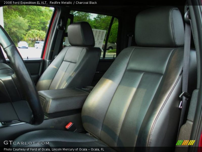  2008 Expedition EL XLT Charcoal Black Interior