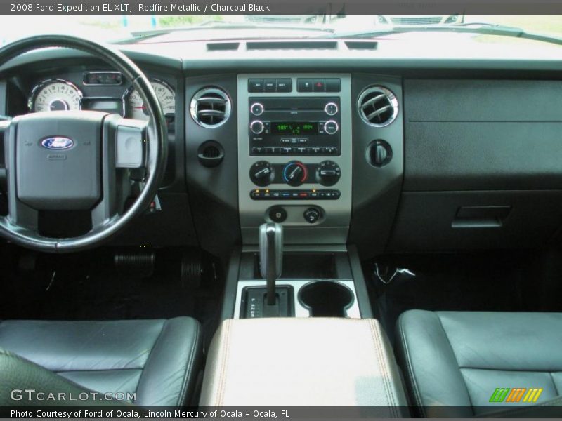 Redfire Metallic / Charcoal Black 2008 Ford Expedition EL XLT
