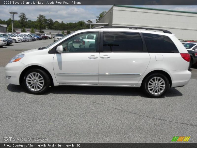 Arctic Frost Pearl / Stone 2008 Toyota Sienna Limited