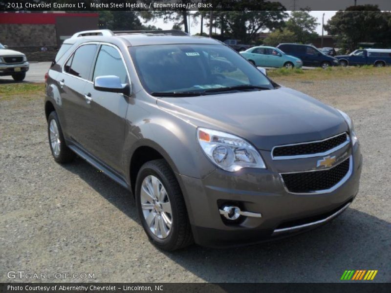 Mocha Steel Metallic / Brownstone/Jet Black 2011 Chevrolet Equinox LT