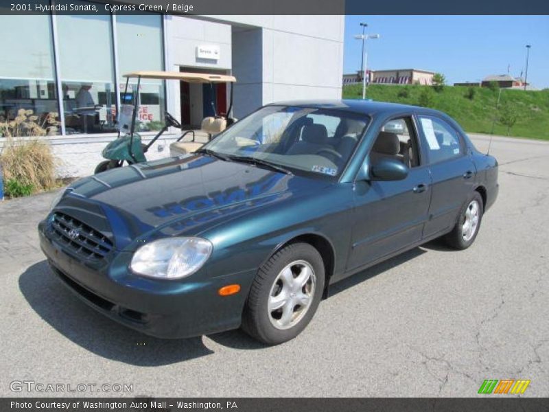 Cypress Green / Beige 2001 Hyundai Sonata