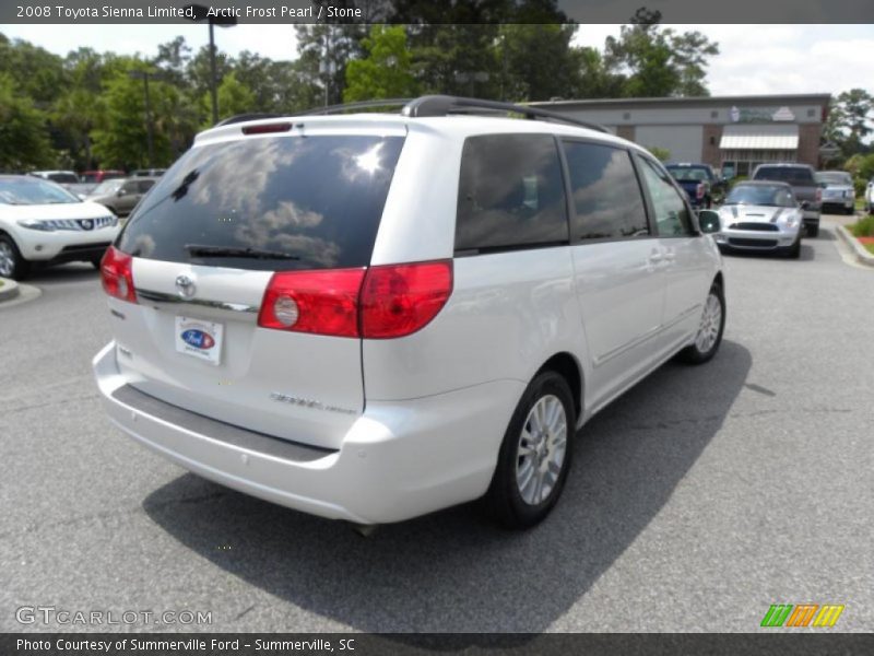 Arctic Frost Pearl / Stone 2008 Toyota Sienna Limited