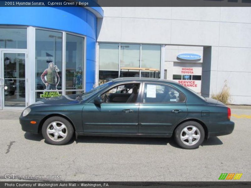 Cypress Green / Beige 2001 Hyundai Sonata