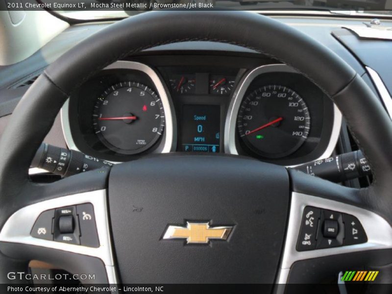 Mocha Steel Metallic / Brownstone/Jet Black 2011 Chevrolet Equinox LT
