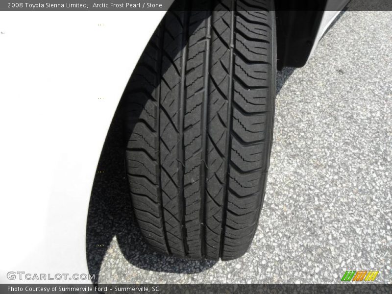 Arctic Frost Pearl / Stone 2008 Toyota Sienna Limited