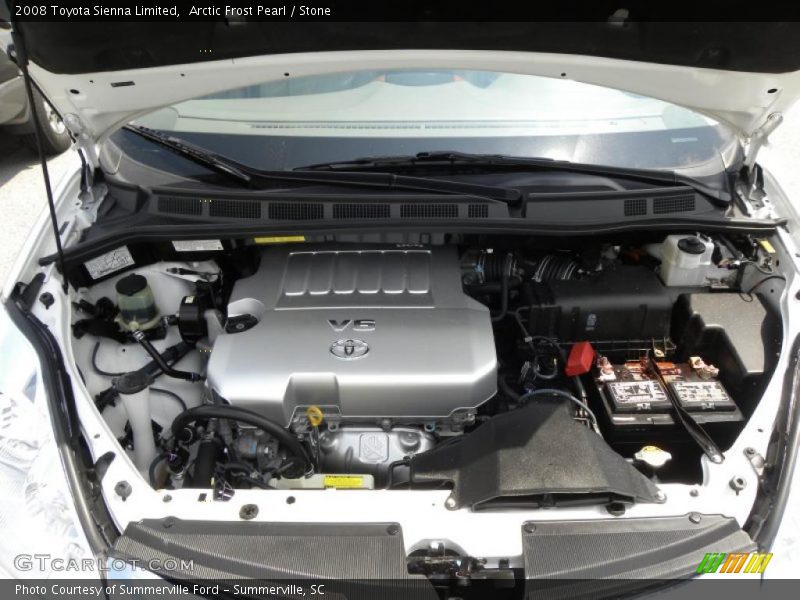 Arctic Frost Pearl / Stone 2008 Toyota Sienna Limited