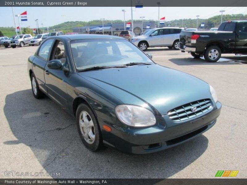 Cypress Green / Beige 2001 Hyundai Sonata