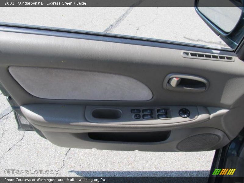 Cypress Green / Beige 2001 Hyundai Sonata