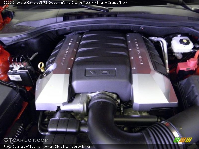 Inferno Orange Metallic / Inferno Orange/Black 2011 Chevrolet Camaro SS/RS Coupe