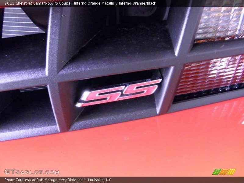 Inferno Orange Metallic / Inferno Orange/Black 2011 Chevrolet Camaro SS/RS Coupe