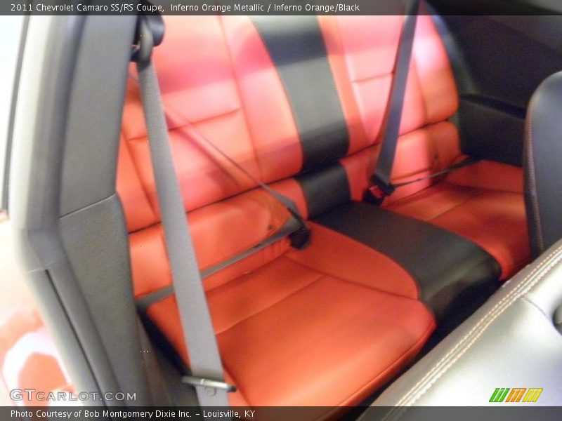 Inferno Orange Metallic / Inferno Orange/Black 2011 Chevrolet Camaro SS/RS Coupe