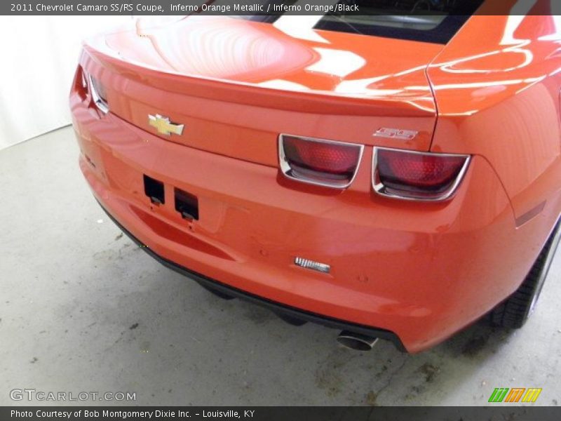 Inferno Orange Metallic / Inferno Orange/Black 2011 Chevrolet Camaro SS/RS Coupe