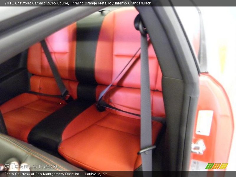 Inferno Orange Metallic / Inferno Orange/Black 2011 Chevrolet Camaro SS/RS Coupe