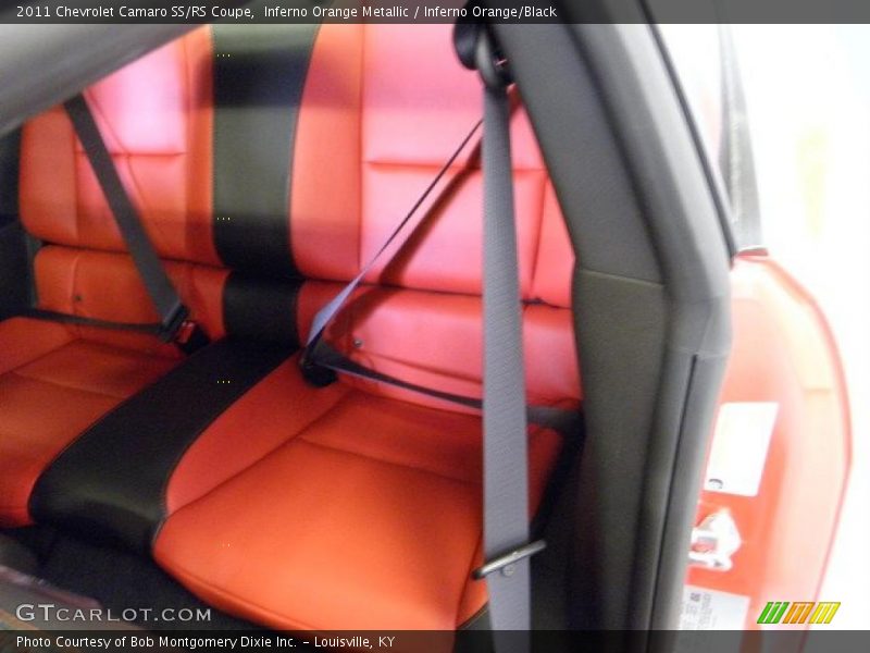 Inferno Orange Metallic / Inferno Orange/Black 2011 Chevrolet Camaro SS/RS Coupe