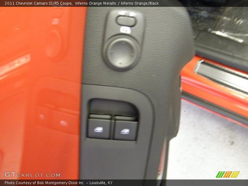 Inferno Orange Metallic / Inferno Orange/Black 2011 Chevrolet Camaro SS/RS Coupe