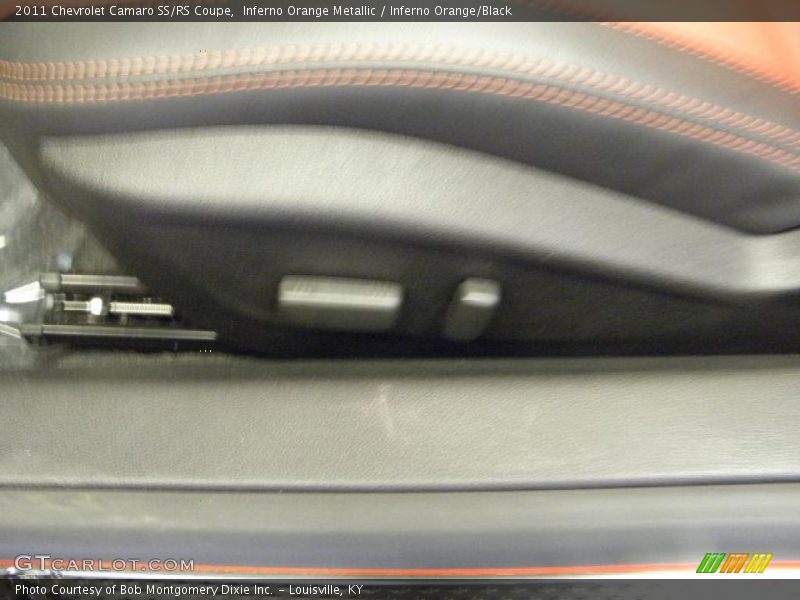 Inferno Orange Metallic / Inferno Orange/Black 2011 Chevrolet Camaro SS/RS Coupe