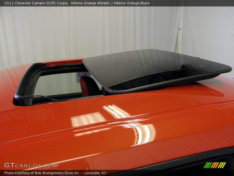Inferno Orange Metallic / Inferno Orange/Black 2011 Chevrolet Camaro SS/RS Coupe