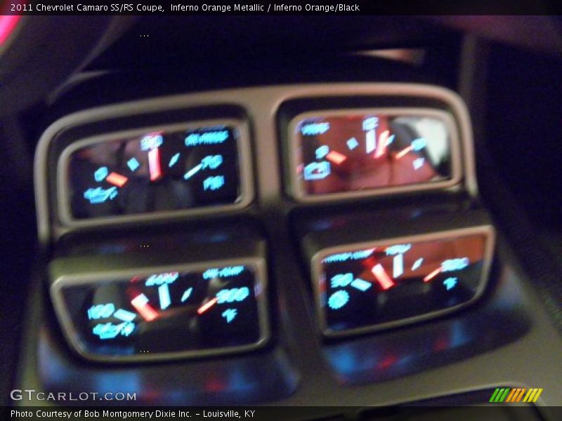 Inferno Orange Metallic / Inferno Orange/Black 2011 Chevrolet Camaro SS/RS Coupe