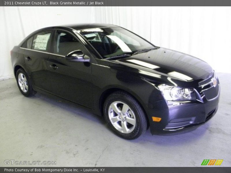 Black Granite Metallic / Jet Black 2011 Chevrolet Cruze LT