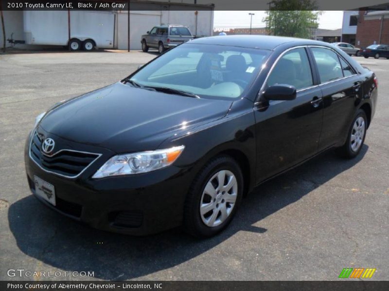 Black / Ash Gray 2010 Toyota Camry LE