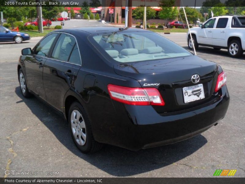 Black / Ash Gray 2010 Toyota Camry LE