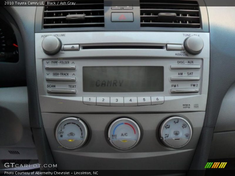 Black / Ash Gray 2010 Toyota Camry LE