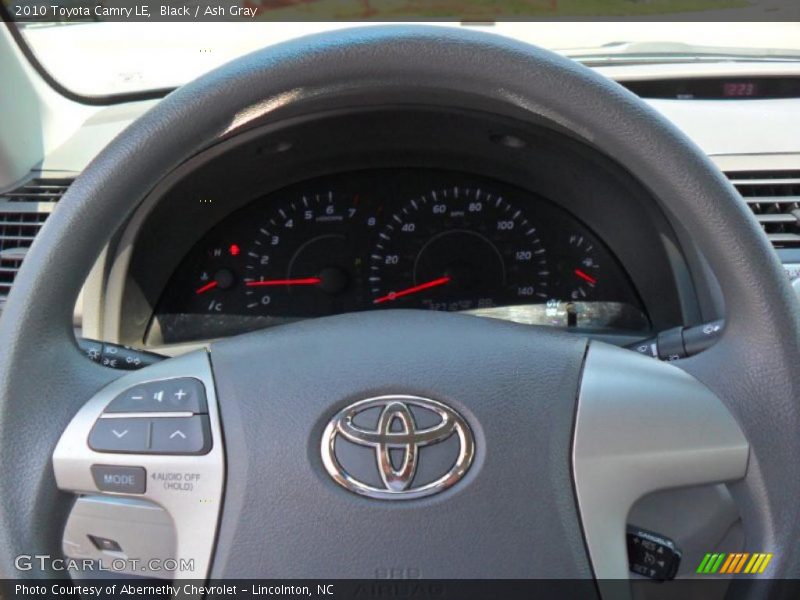 Black / Ash Gray 2010 Toyota Camry LE